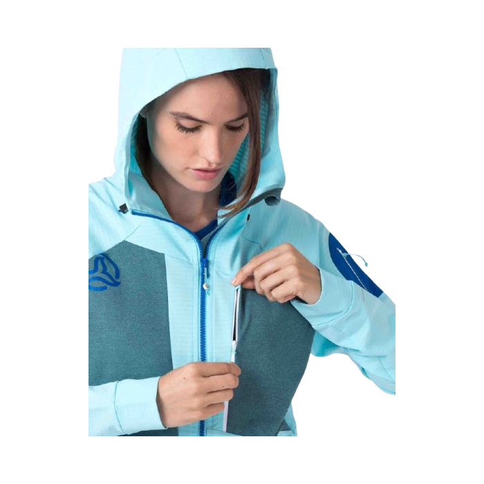 Kurtka TERNUA W Demina H. Hood / 8532Tanager Turquois