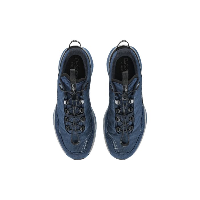 LOWA Maddox PRO GTX LO JR - Scarpe Bambini Basse Navy/Blu, Impermeabili Gore-Tex, Allacciatura Veloce, Leggere