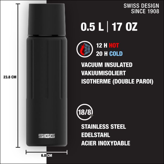 Termos SIGG Gemstone IBT 05 / obsidian