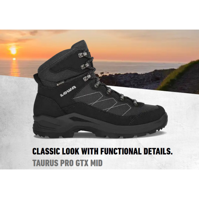 Buty LOWA Taurus Pro GTX Mid / schwarz
