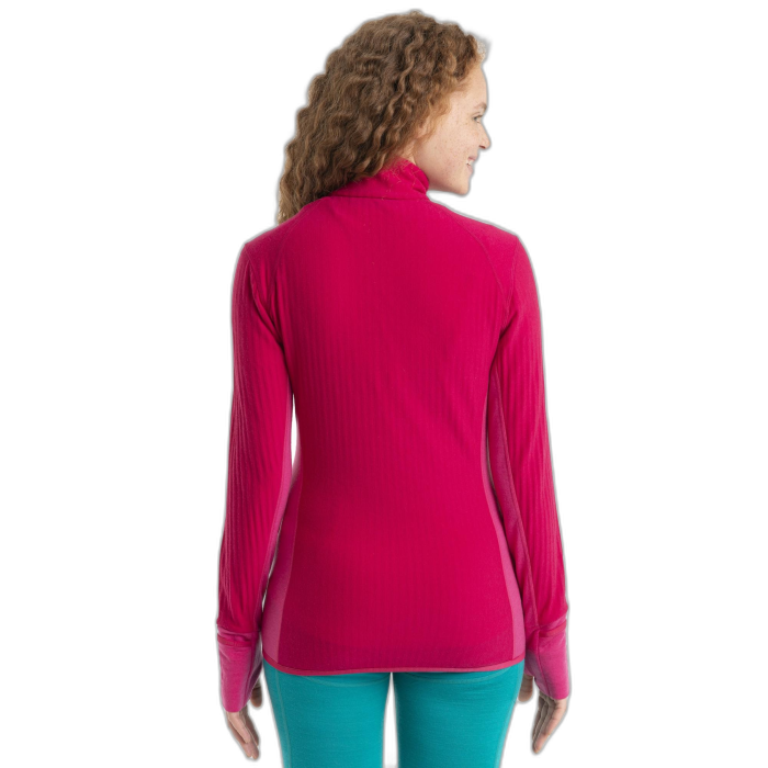 Bluza damska ICEBREAKER Descender FZ 103900 / 933 pink tempo