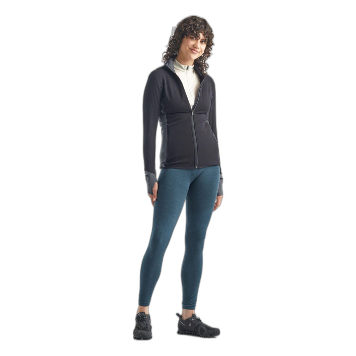 Bluza damska ICEBREAKER Descender FZ 103900  /  czarny