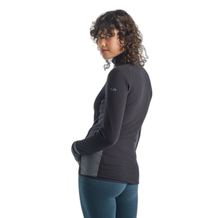 Bluza damska ICEBREAKER Descender FZ 103900  /  czarny