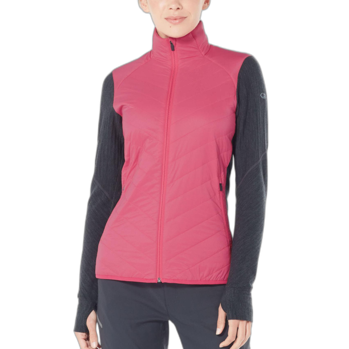 Bluza damska ICEBREAKER Descender Hybrid FZ 104282  /  wielokolorowy