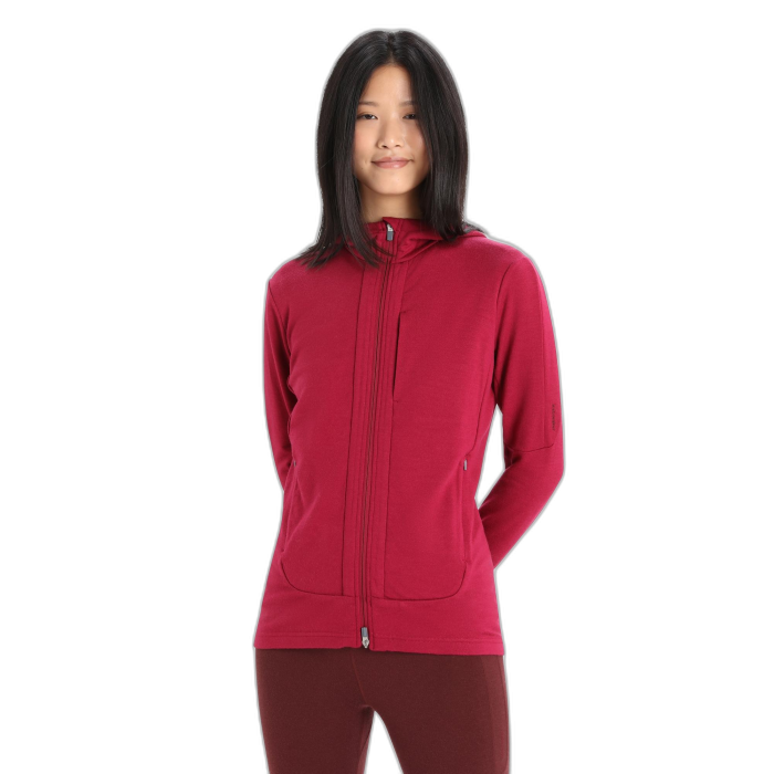 Bluza damska ICEBREAKER Quantum 3 HD 59JW / 553 cherry