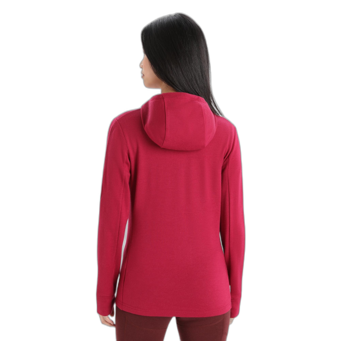 Bluza damska ICEBREAKER Quantum 3 HD 59JW / 553 cherry