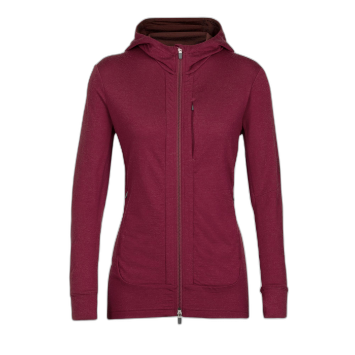 Bluza damska ICEBREAKER Quantum 3 HD 59JW / 553 cherry