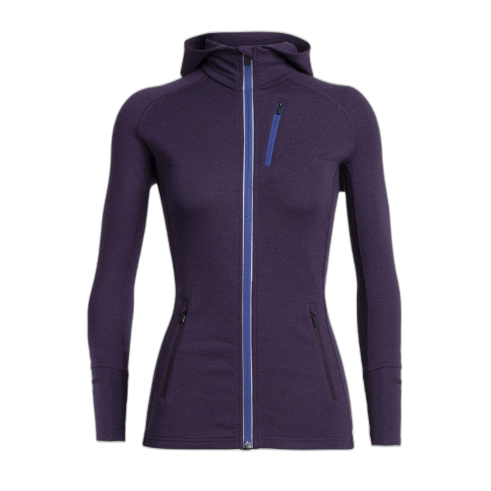 Bluza damska ICEBREAKER Quantum FZ HD 101466  /  fioletowy