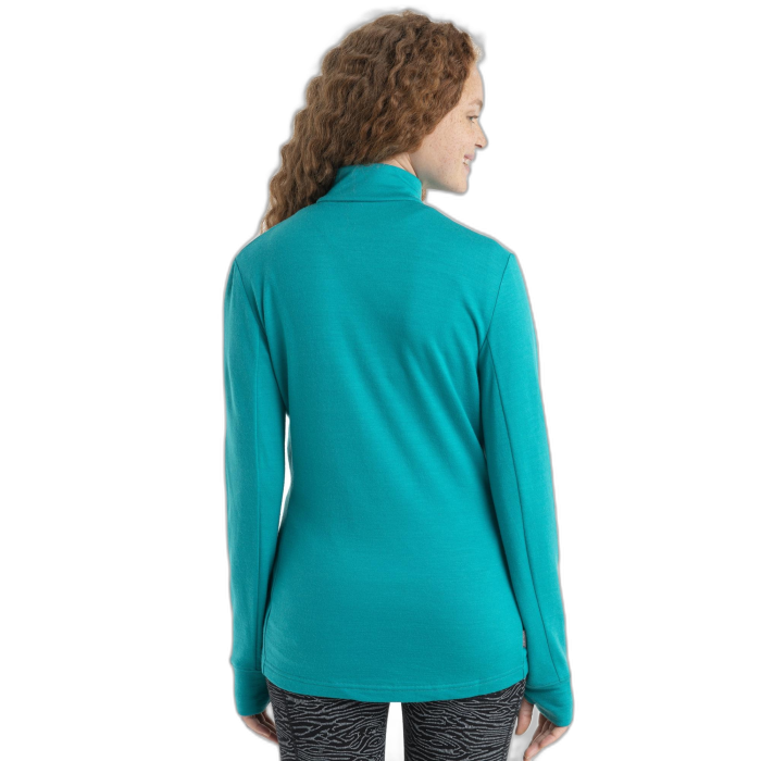 Bluza damska ICEBREAKER Quantum III FZ / 861 flux green