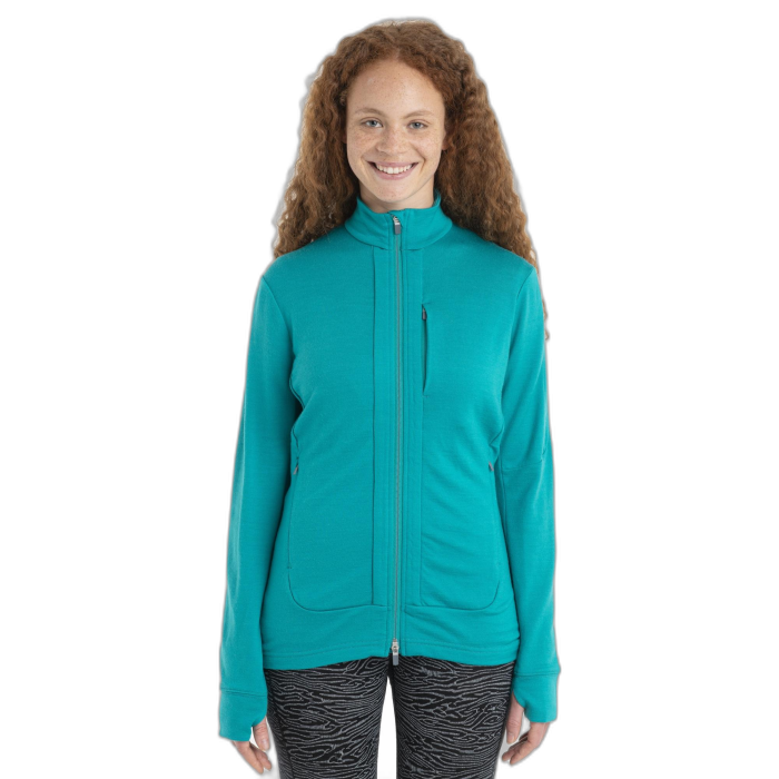 Bluza damska ICEBREAKER Quantum III FZ / 861 flux green