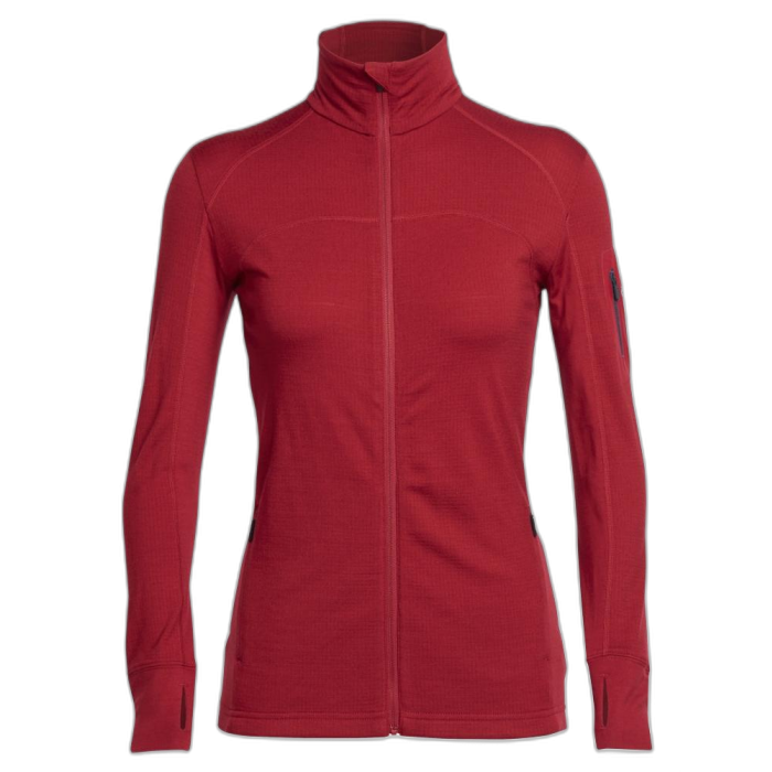 Bluza damska ICEBREAKER Terra FZ 103092 601 /  czerwony
