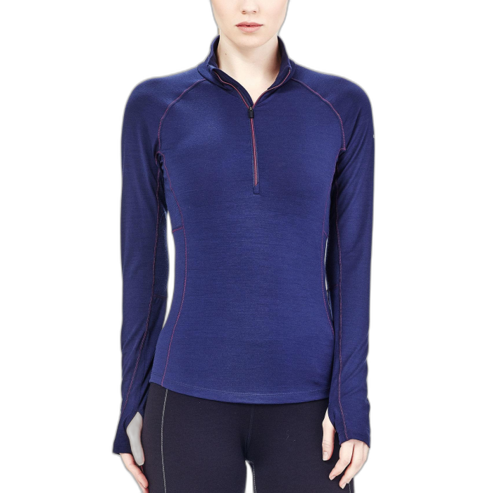 Bluza damska ICEBREAKER Zone LS HZ 102571 402 /  granatowy