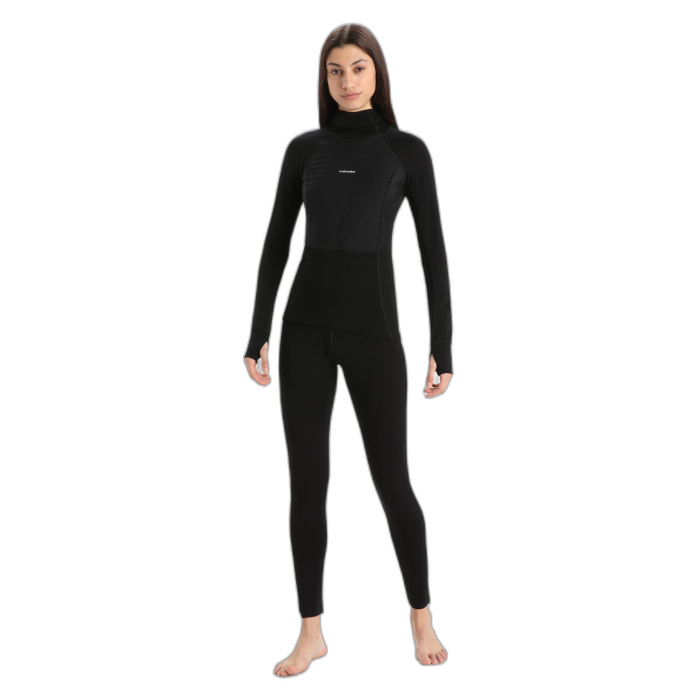 Bluza damska ICEBREAKER ZoneKnit Insulated HD 56GQ  / 001 black
