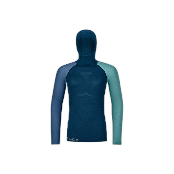 Bluza damska ORTOVOX 120 Comp Hoody / petrol blue
