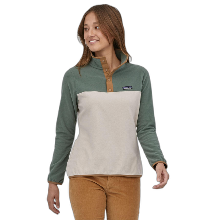 Bluza damska PATAGONIA Micro D Snap-T P/O / PUM pumice green