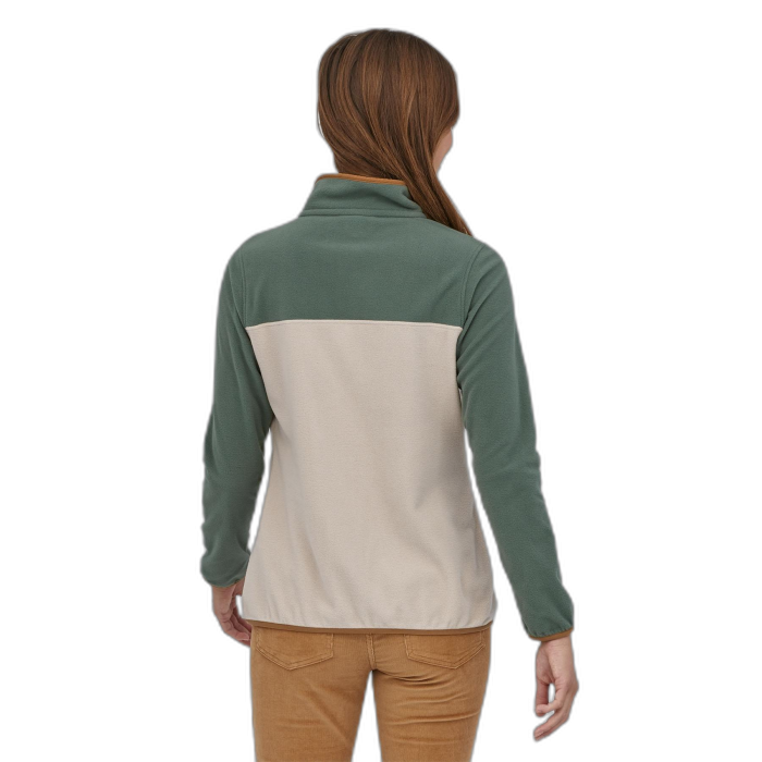 Bluza damska PATAGONIA Micro D Snap-T P/O / PUM pumice green