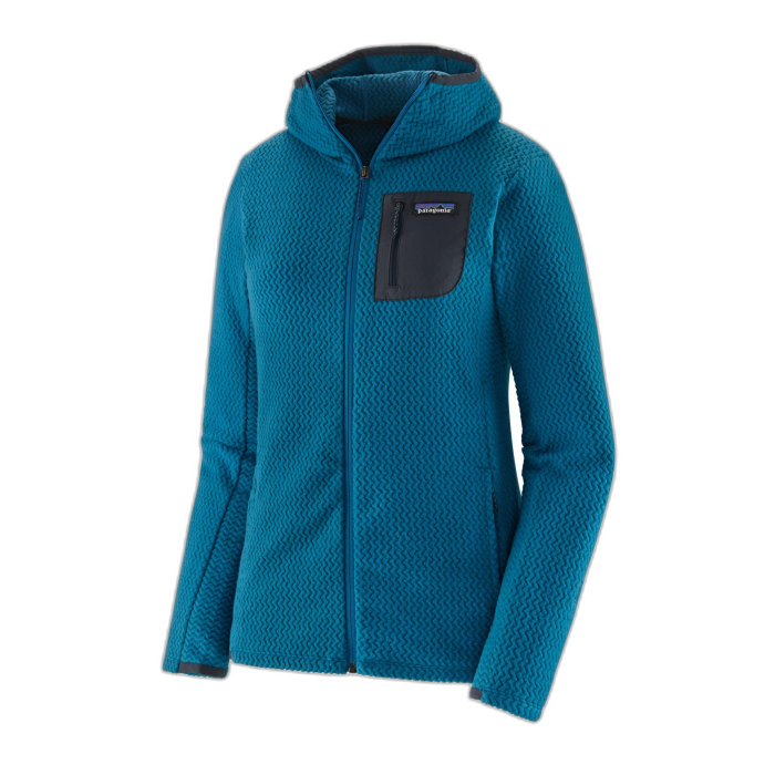 Bluza damska PATAGONIA R1 Air FZ HD /  niebieski