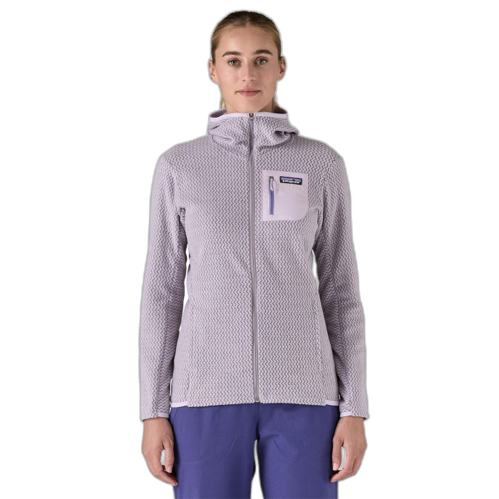 Bluza damska PATAGONIA R1 Air FZ HD / FGLP foxglow purple