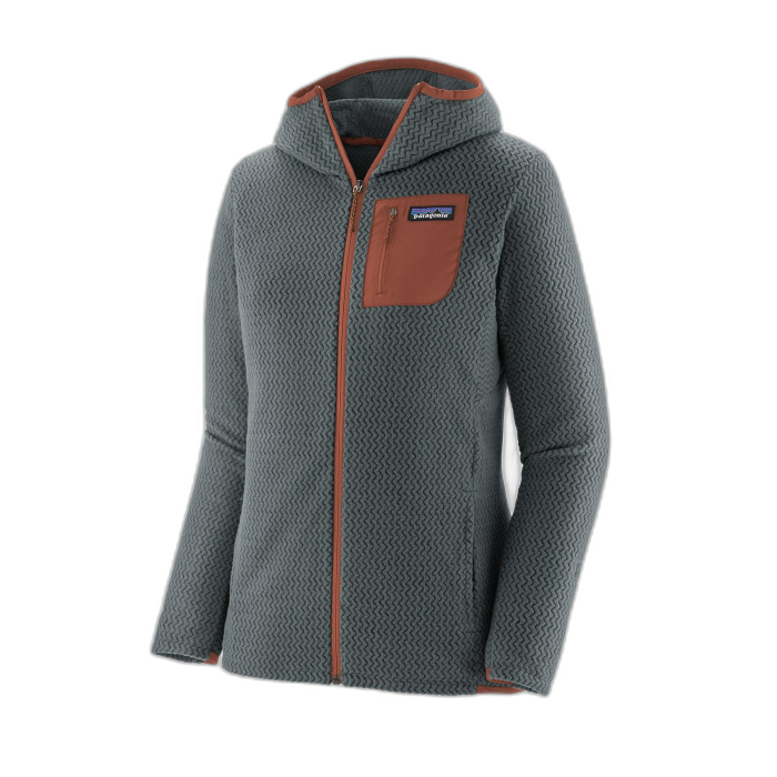 Bluza damska PATAGONIA R1 Air FZ HD / NUVG nouveau green