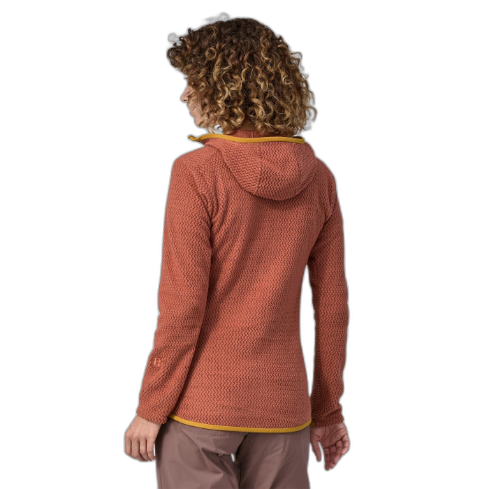 Bluza damska PATAGONIA R1 Air FZ HD / BURD burl red