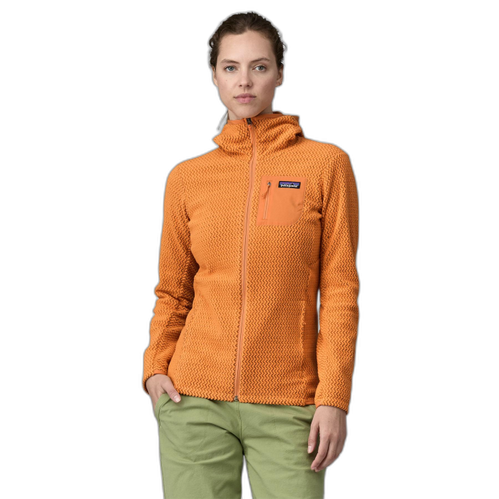 Bluza damska PATAGONIA R1 Air FZ HD / VAPC vivid apricot