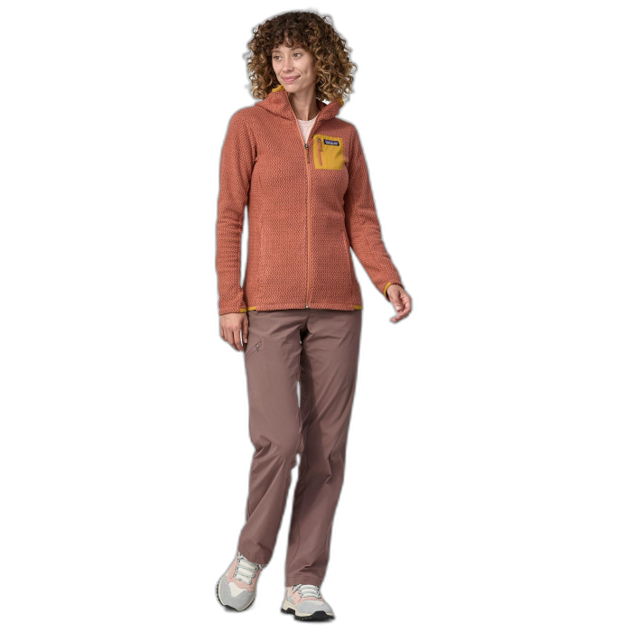 Bluza damska PATAGONIA R1 Air FZ HD / BURD burl red