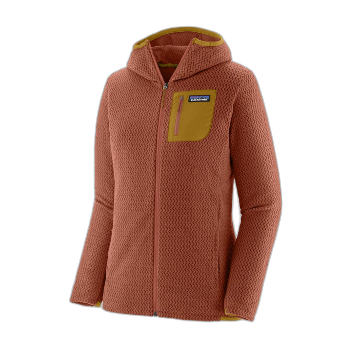 Bluza damska PATAGONIA R1 Air FZ HD / BURD burl red