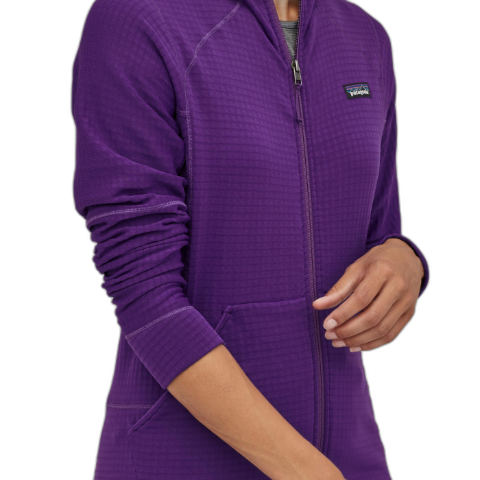 Bluza damska PATAGONIA R1 FZ HD /  fioletowy
