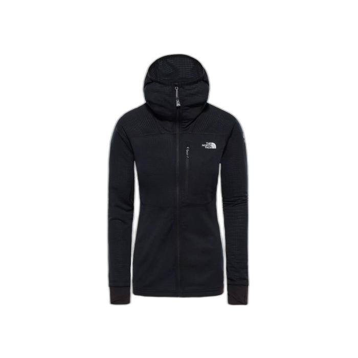 Bluza damska THE NORTH FACE Summit Series L2 Powergrid Hoodie /  czarny