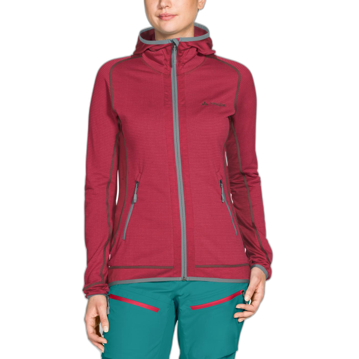 Bluza damska VAUDE Back Bowl Flc /  czerwony