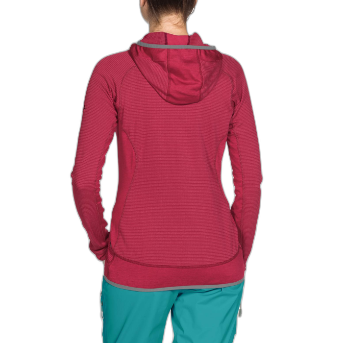 Bluza damska VAUDE Back Bowl Flc /  czerwony