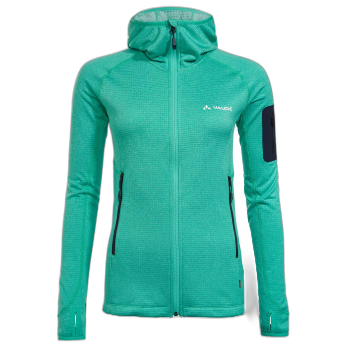 Bluza damska VAUDE Back Bowl Fleece HD /  zielony