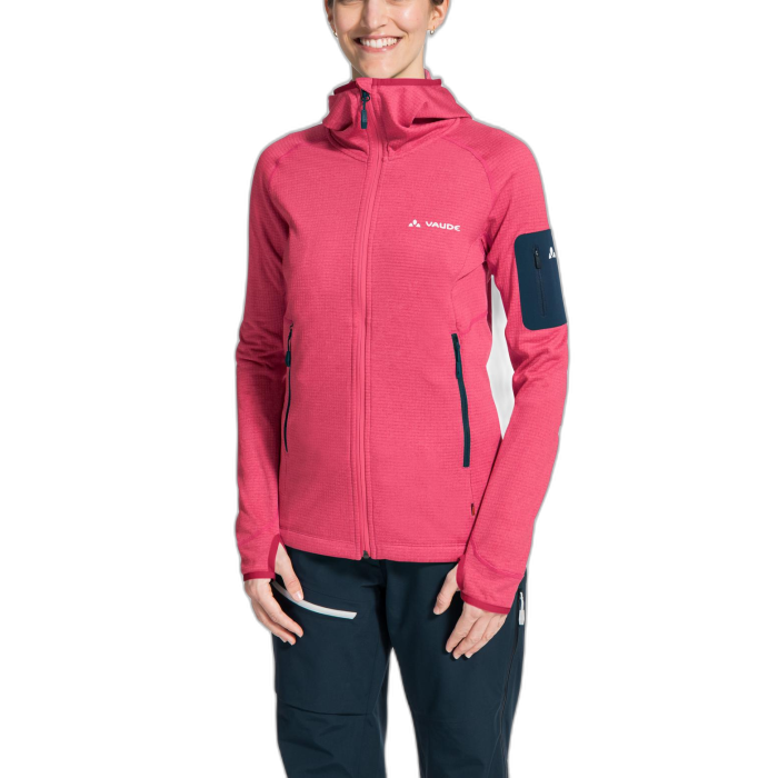 Bluza damska VAUDE Back Bowl Fleece HD /  różowy
