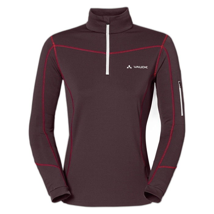 Bluza damska VAUDE Boe Halfzip Raisin /  wielokolorowy