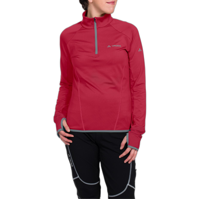 Bluza damska VAUDE Livigno HZ /  czerwony