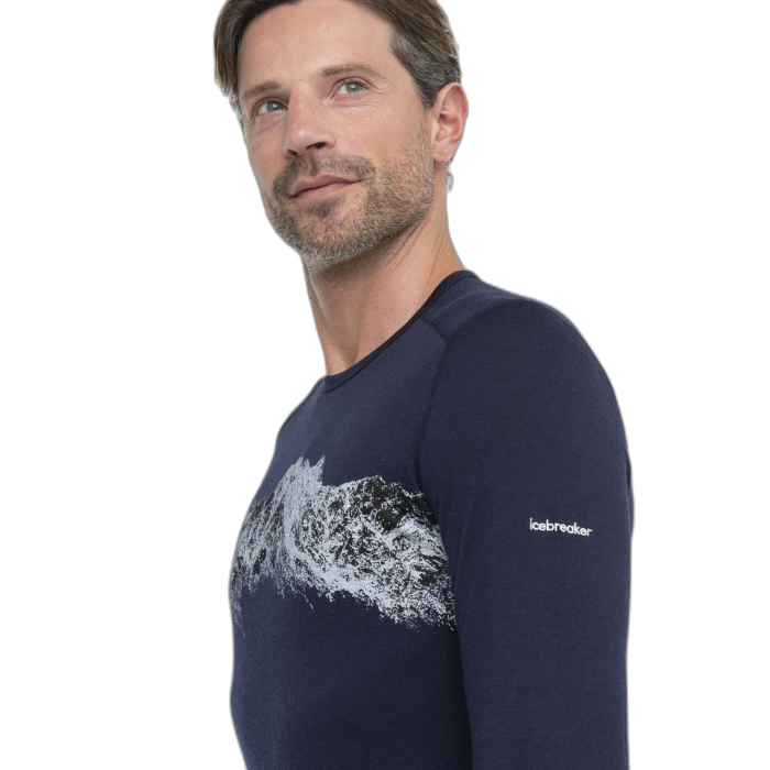 Bluza ICEBREAKER Ultralite Fine Gauge 105116 / 401 midnight navy
