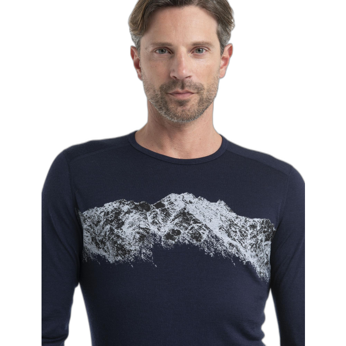 Bluza ICEBREAKER Ultralite Fine Gauge 105116 / 401 midnight navy