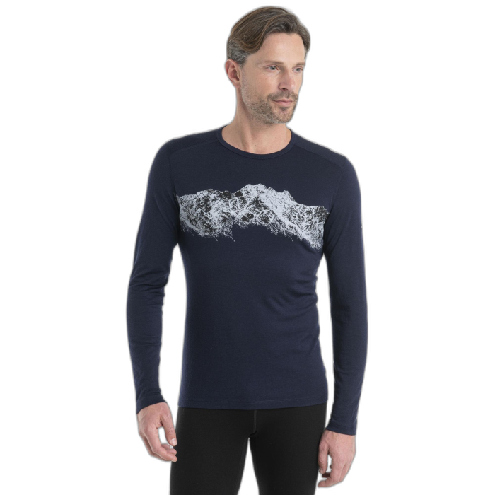 Bluza ICEBREAKER Ultralite Fine Gauge 105116 / 401 midnight navy