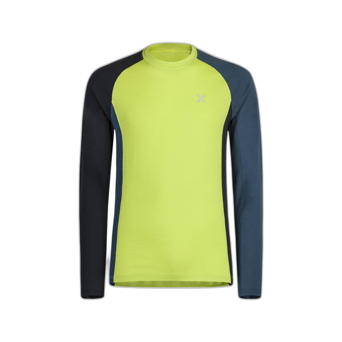 Bluza MONTURA Merino Neck / 4786 l.green/a.blue