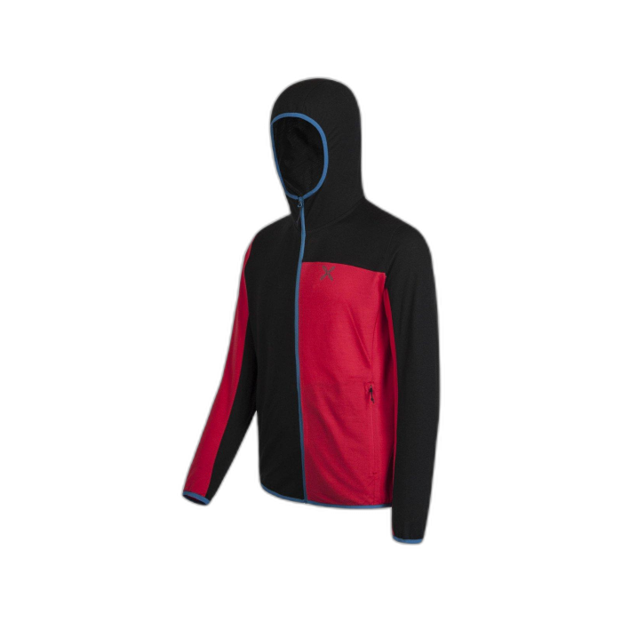 Bluza MONTURA Merino Sky H / 9010 czarny/czerwony