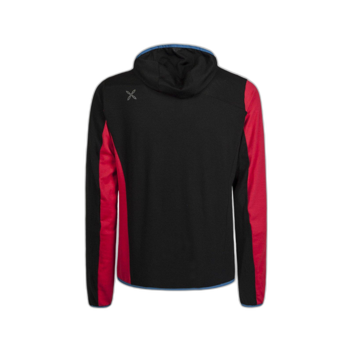 Bluza MONTURA Merino Sky H / 9010 czarny/czerwony
