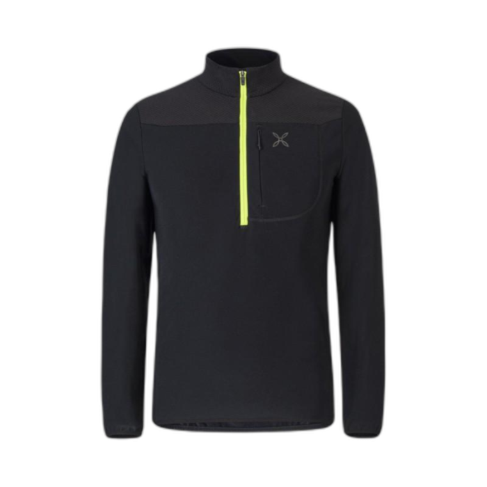 Bluza MONTURA Progress / 9047 black/lime gree