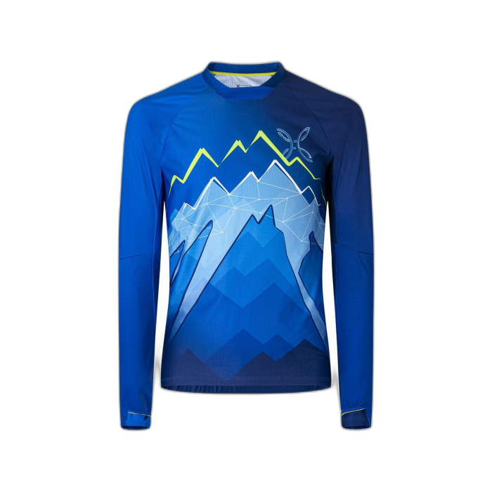 Bluza MONTURA Run Fusion / 2647 s.blue/l.green