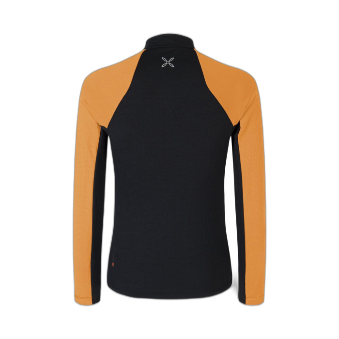 Bluza MONTURA Run Soft Zip / 9066 black/mandarin
