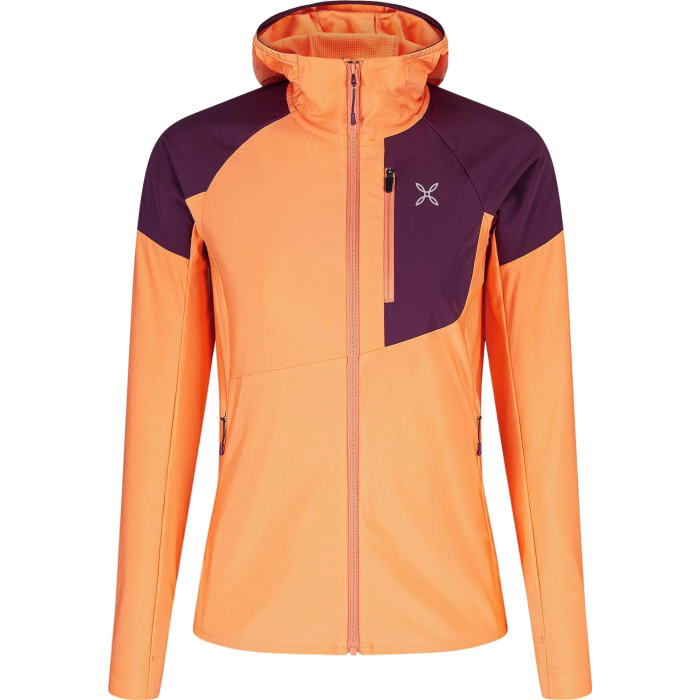 Bluza MONTURA W Spitze Hooded / 35414 melon/w.red