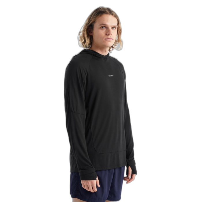 Bluza męska ICEBREAKER Cool-Lite LS HD A56EU / 001 black