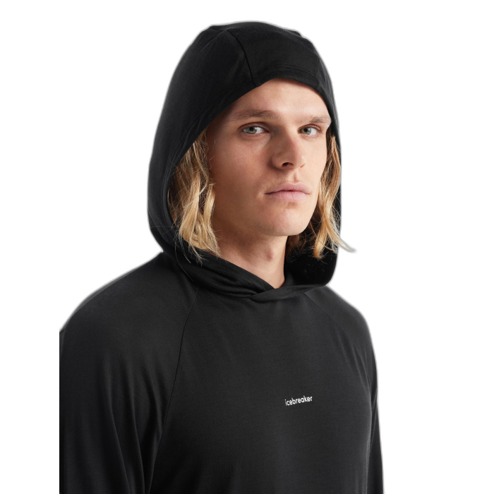 Bluza męska ICEBREAKER Cool-Lite LS HD A56EU / 001 black