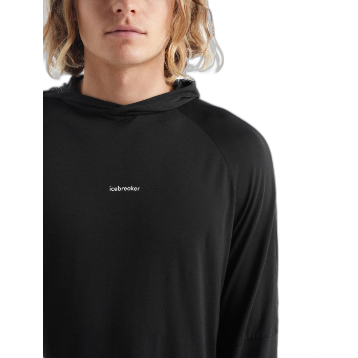 Bluza męska ICEBREAKER Cool-Lite LS HD A56EU / 001 black