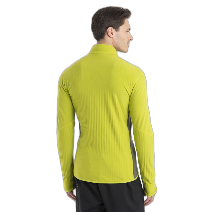 Bluza męska ICEBREAKER Descender FZ 104853 / 867 bio lime