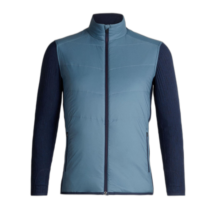 Bluza męska ICEBREAKER Descender Hybrid FZ 104280  /  wielokolorowy